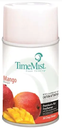 AIR FRESHENER, TIMEMIST, METERED, SPRAY, MANGO SCENT, 6.6 OZ, 1/EA, 1042810 MAIN